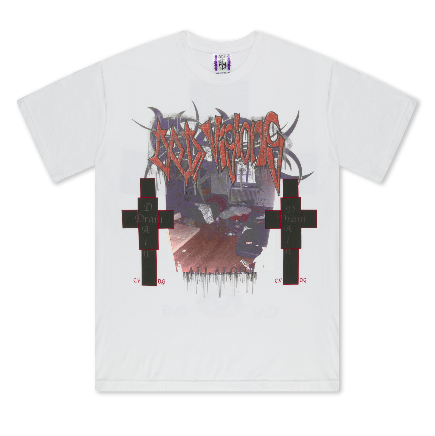 COLD VISIONS 32 WHITE T-SHIRT