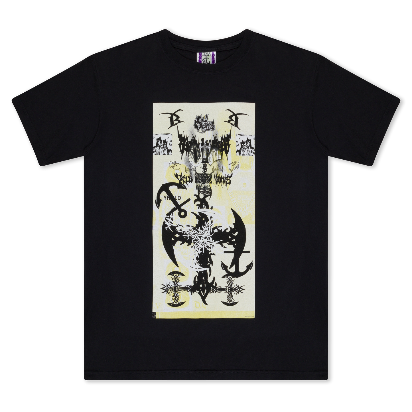 CV ANCHOR BLACK T-SHIRT