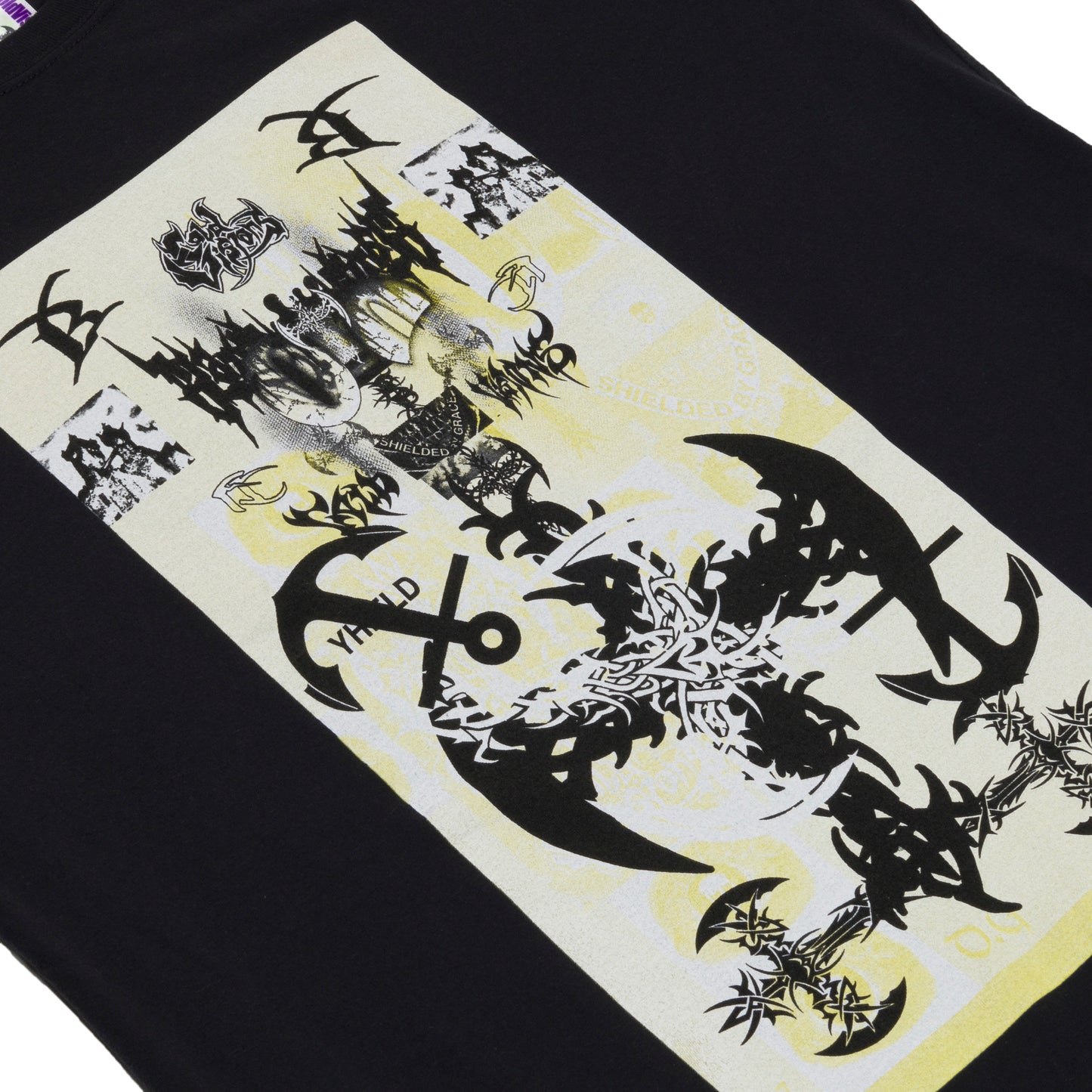 CV ANCHOR BLACK T-SHIRT