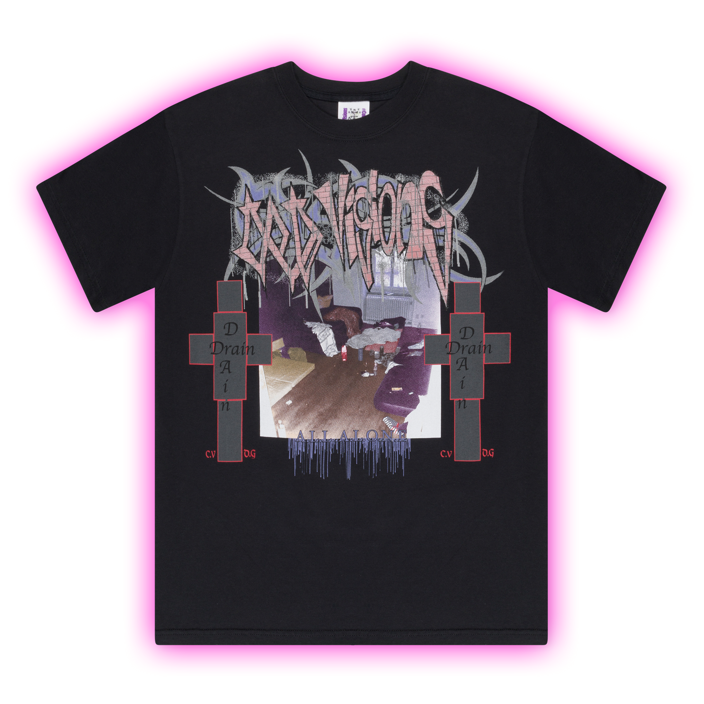 COLD VISIONS 32 BLACK T-SHIRT