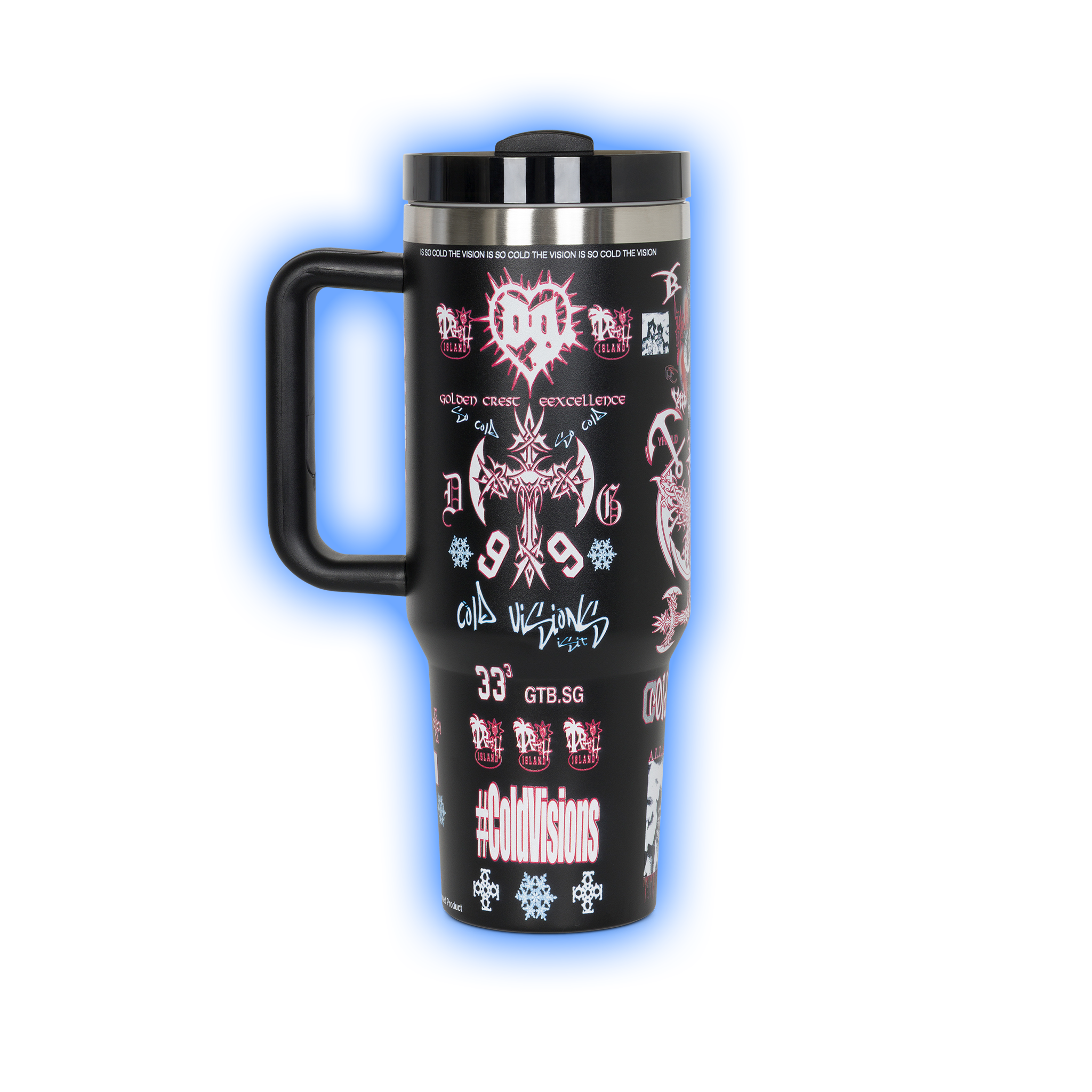 COLD VISIONS BLACK TUMBLER – Bladee EU/UK