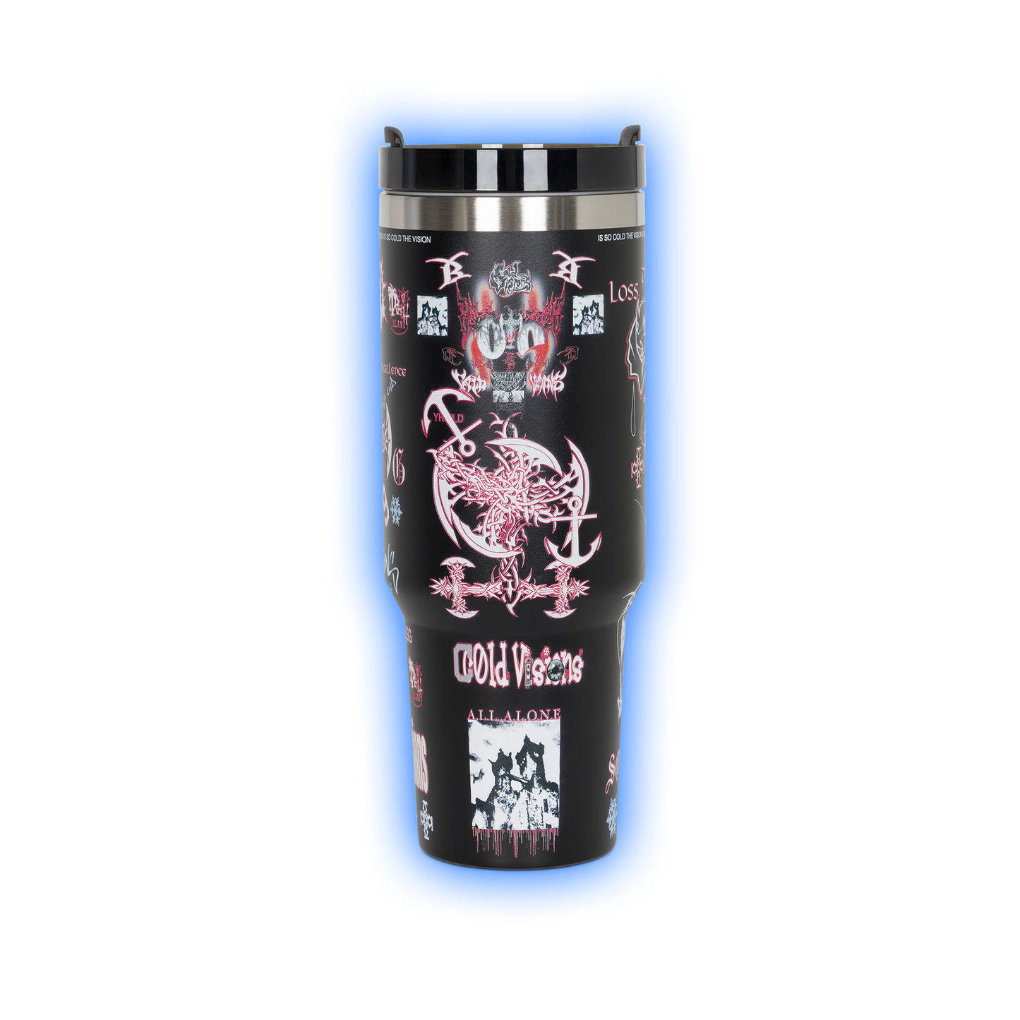 COLD VISIONS BLACK TUMBLER