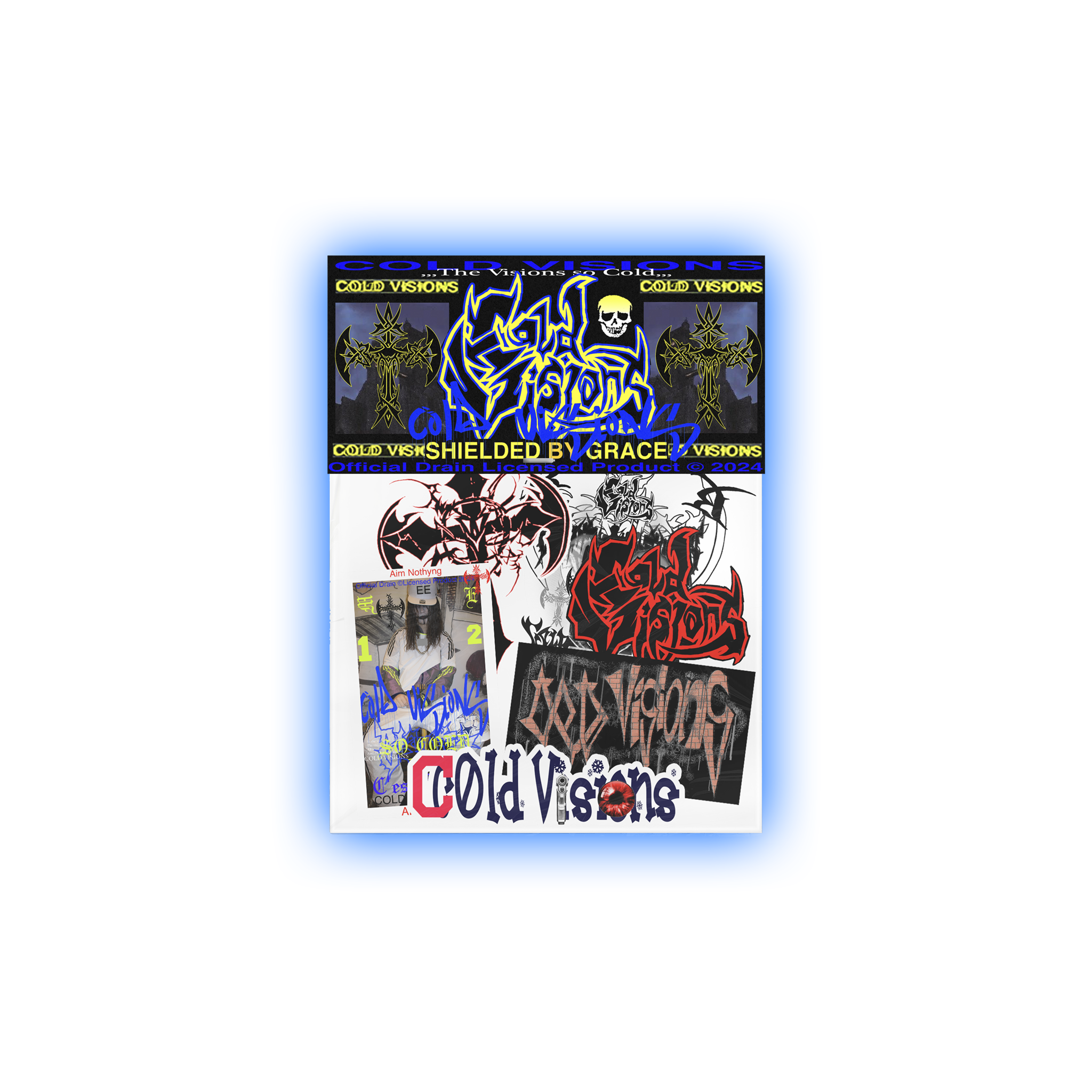 COLD VISIONS STICKER PACK – Bladee EU/UK